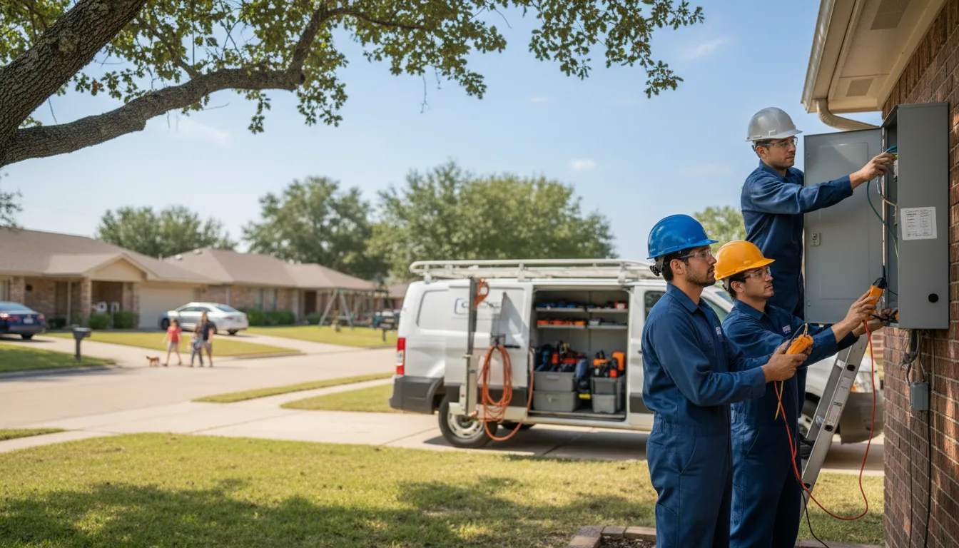 Certified electrician providing emergency electrical services in Arley, AL